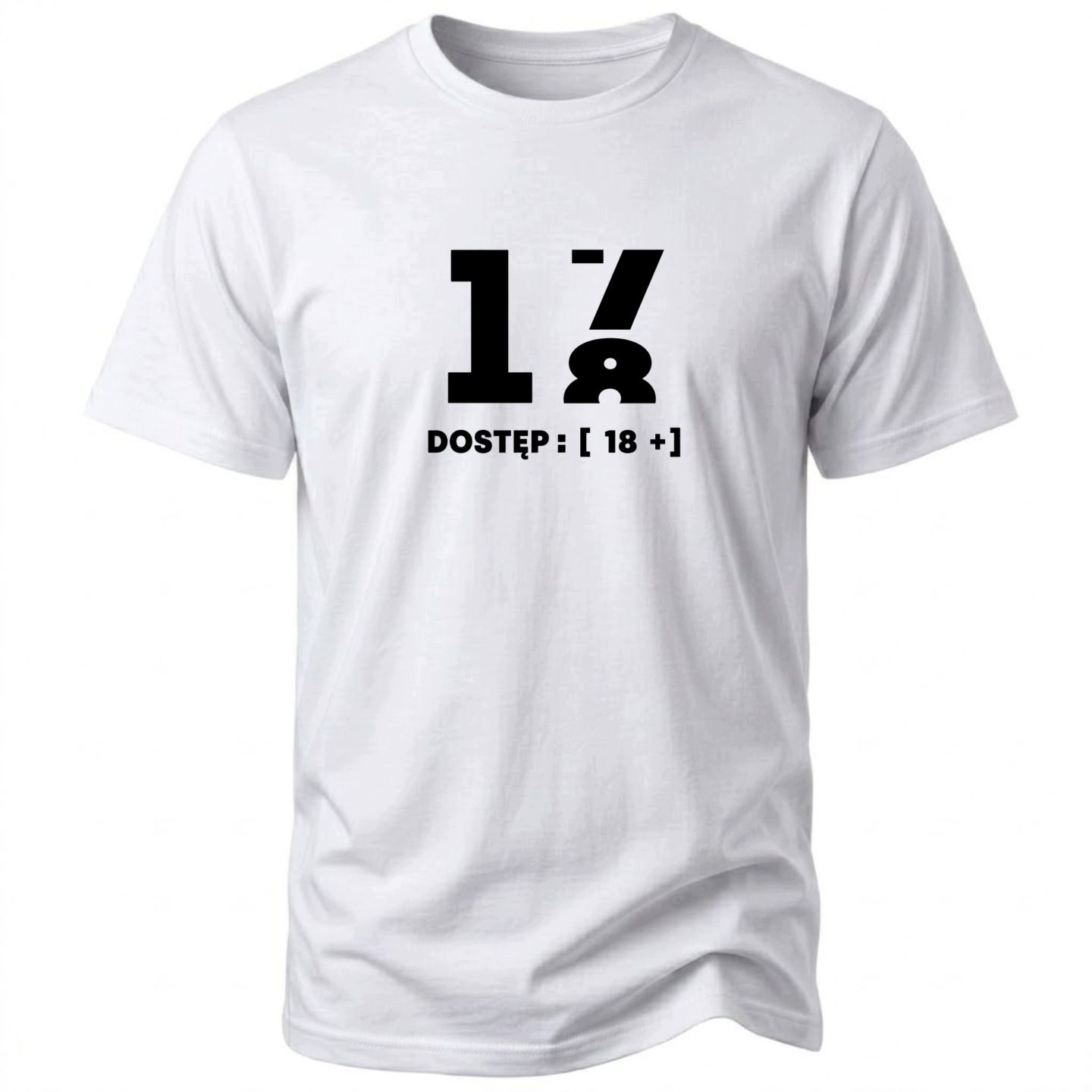 Koszulka męska na 18 urodziny prezent na 18stkę t-shirt 18 lat 18+ dostęp