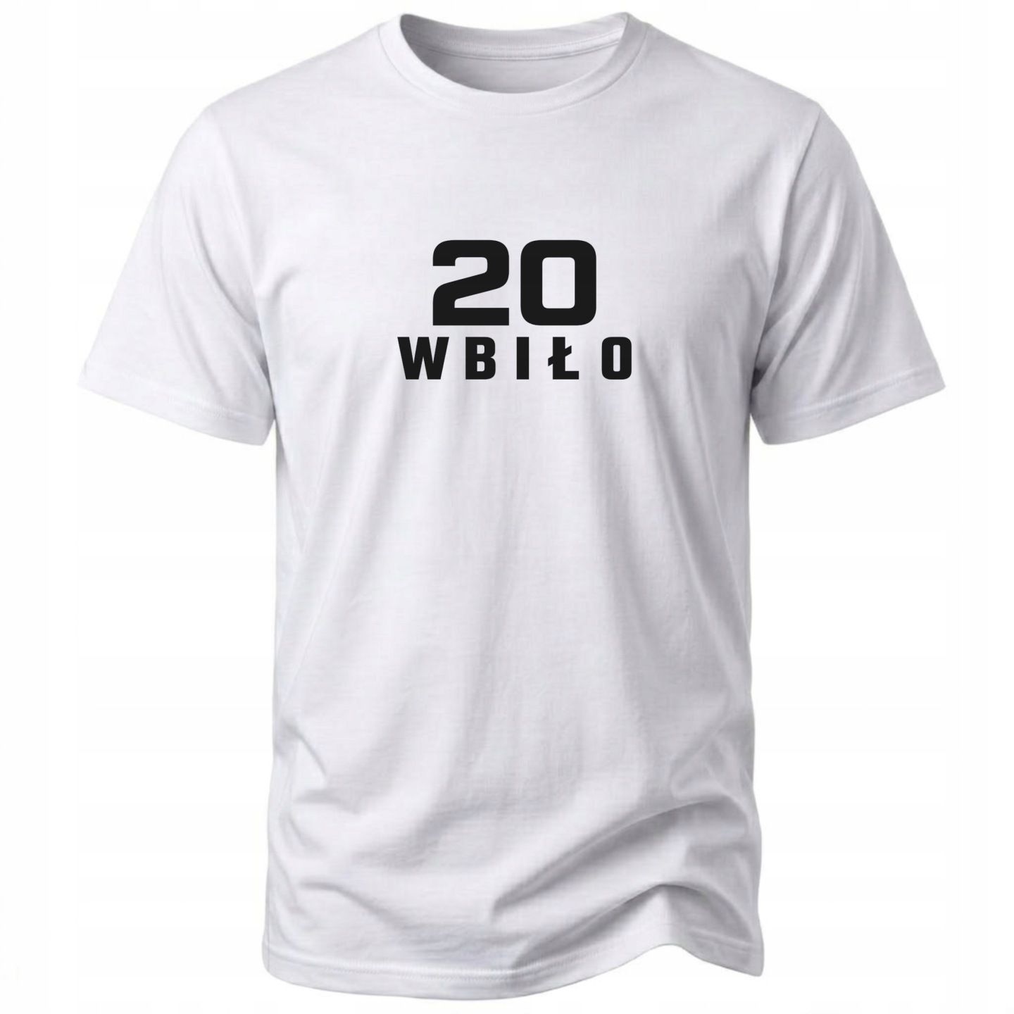 Koszulka na 20 urodziny 20-tkę 20 lat 20 WBIŁO męska t-shirt prezent
