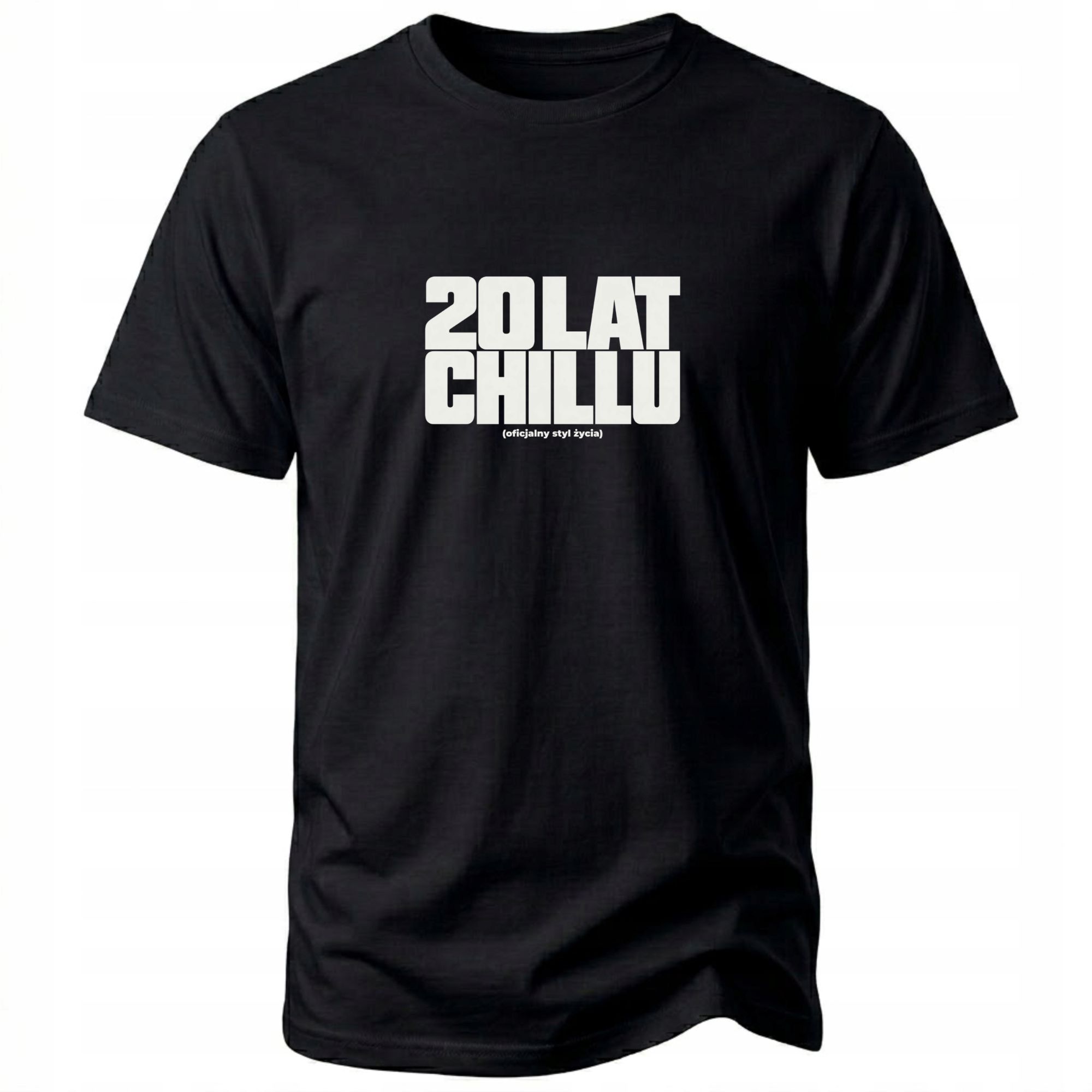 Koszulka z nadrukiem 20 lat prezent na 20-tkę t-shirt 20 LAT CHILLU