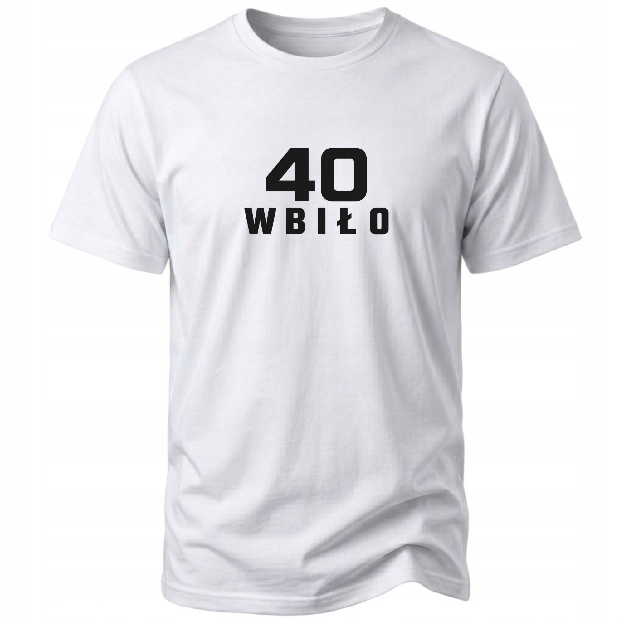 Koszulka na 40 urodziny 40-tkę 40 lat 40 WBIŁO męska t-shirt prezent