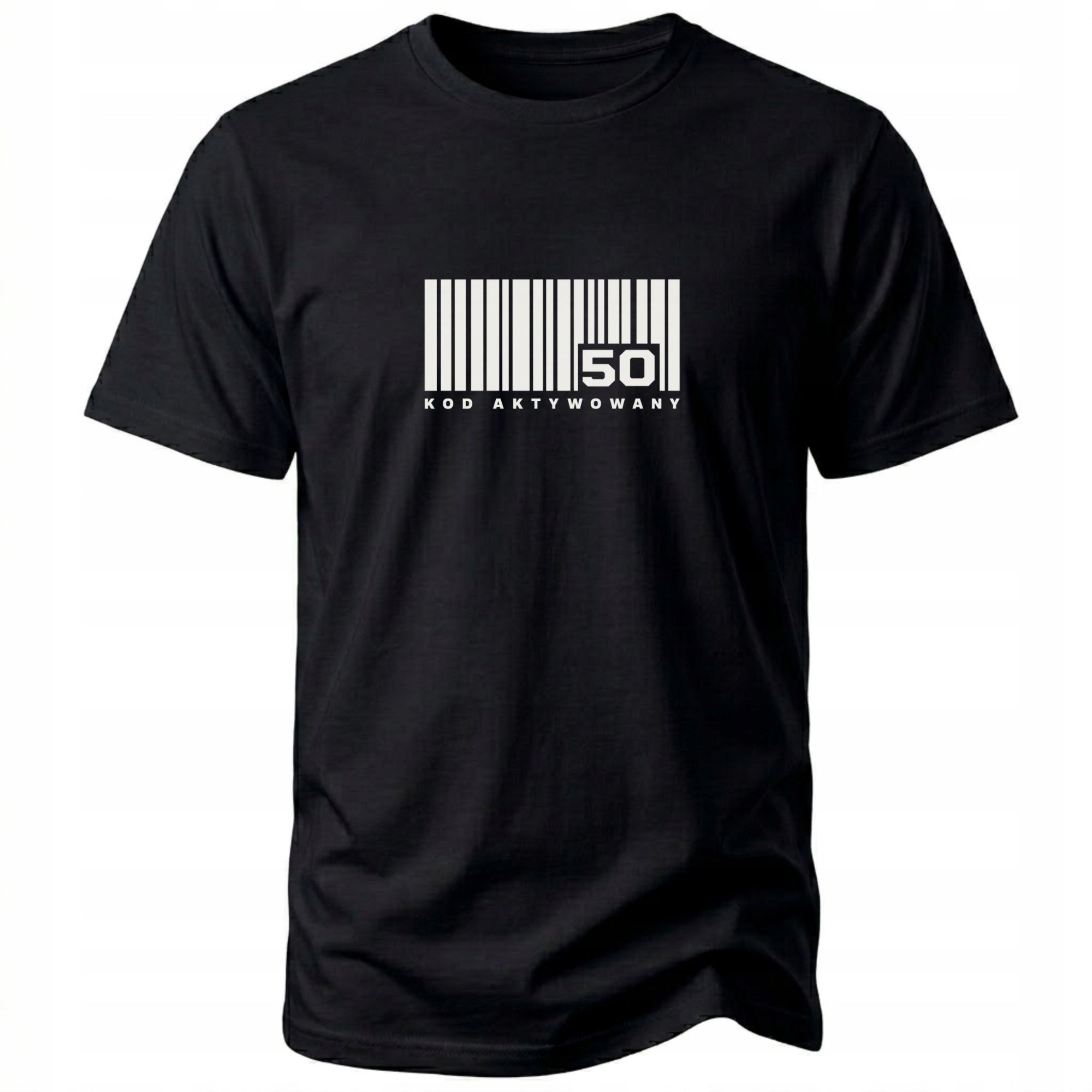 Koszulka 50 urodziny męska 50 lat kod aktywowany prezent t-shirt