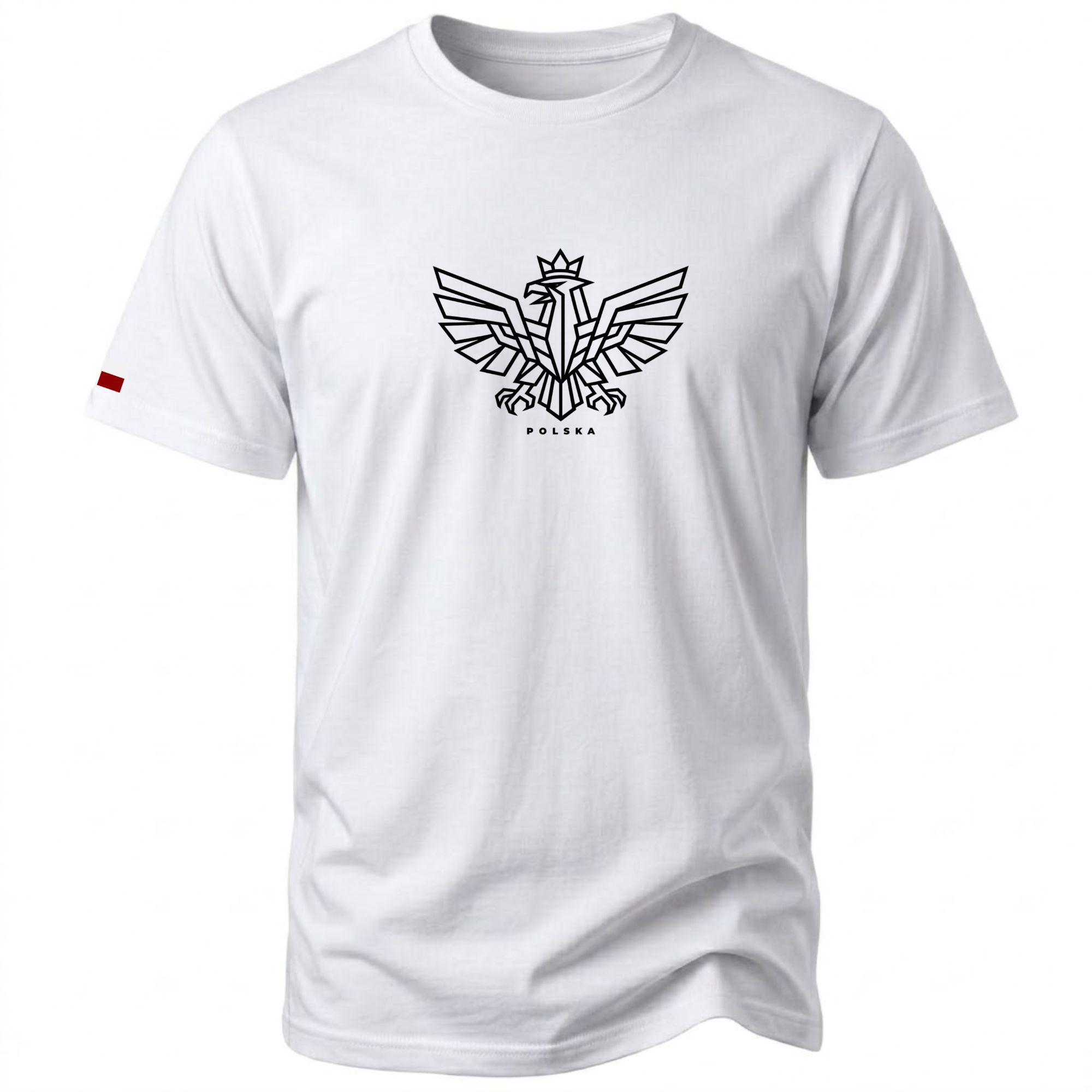 Koszulka Męska Patriotyczna Polska z Orłem Godło Prezent