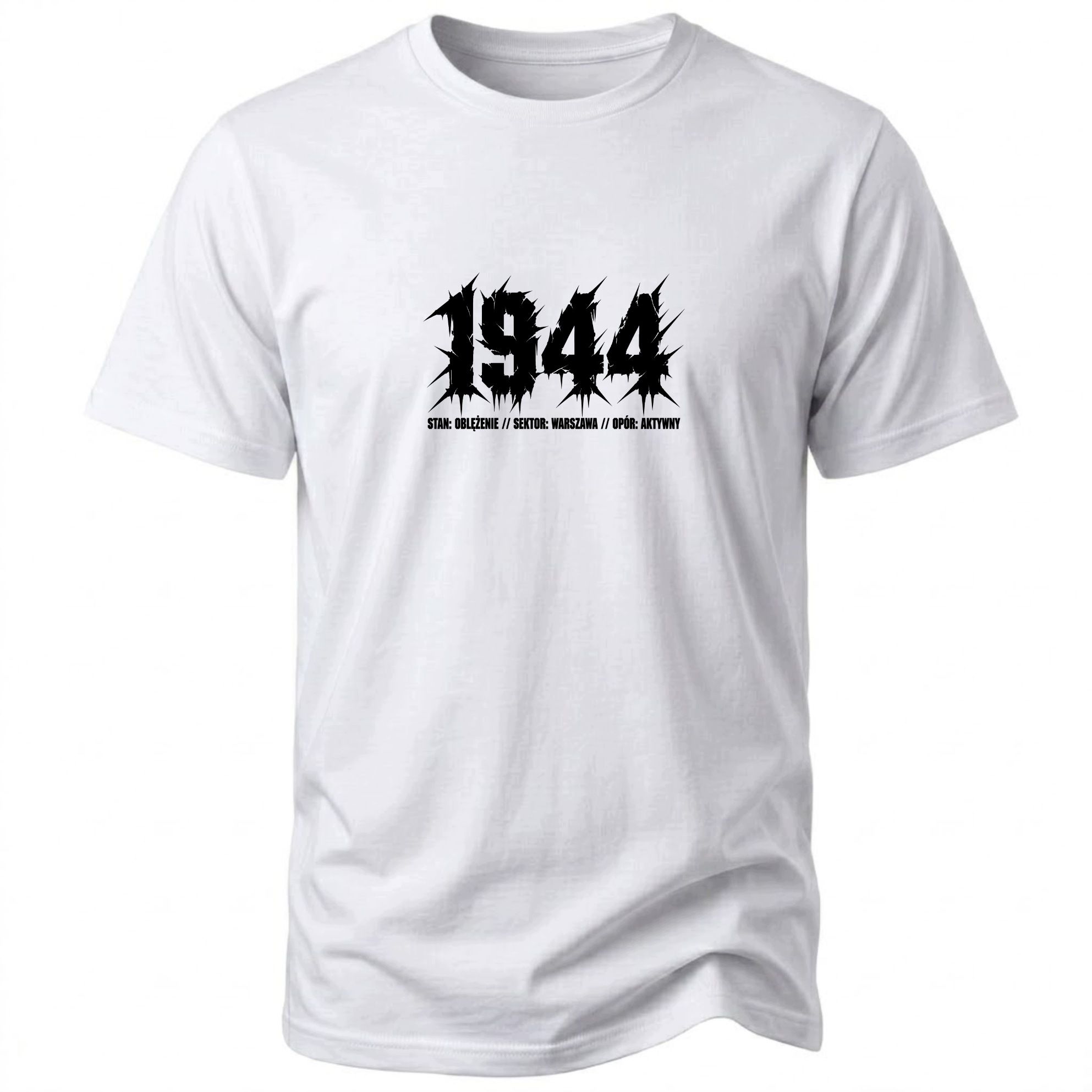 Koszulka męska patriotyczna 1944 Polska walcząca Powstanie Warszawskie